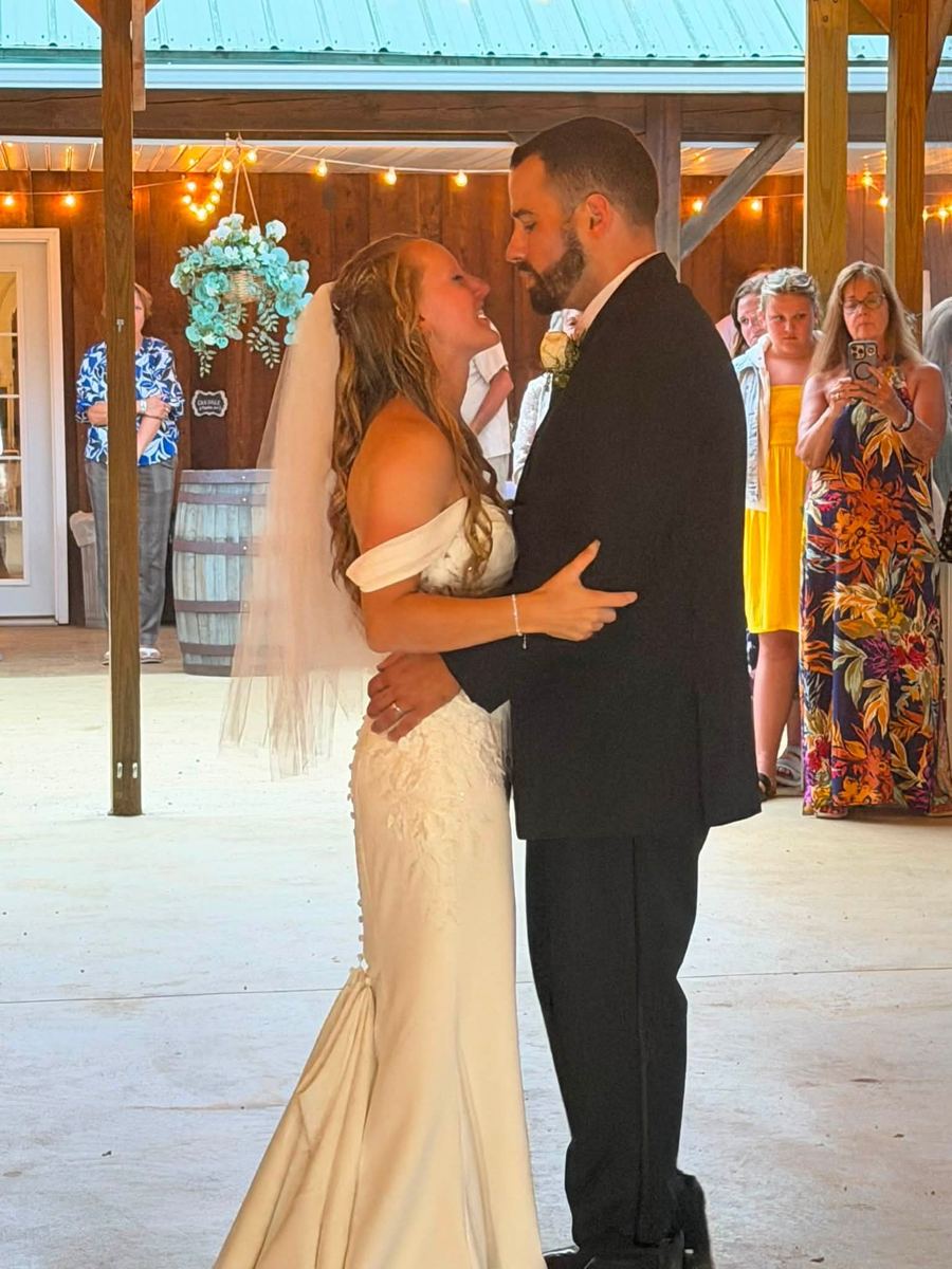 A couple's first dance