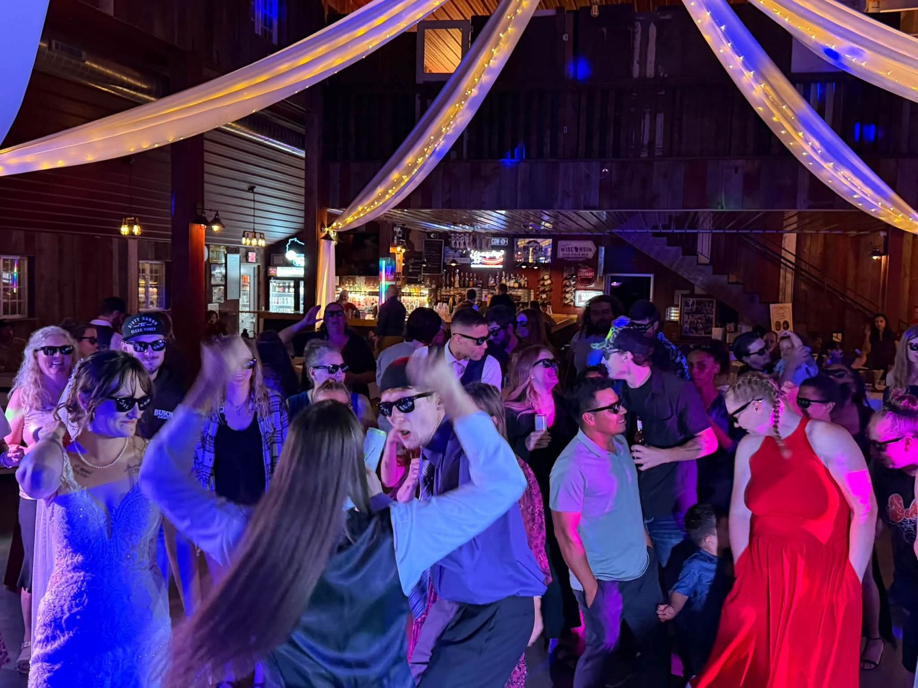 A party dance floor
